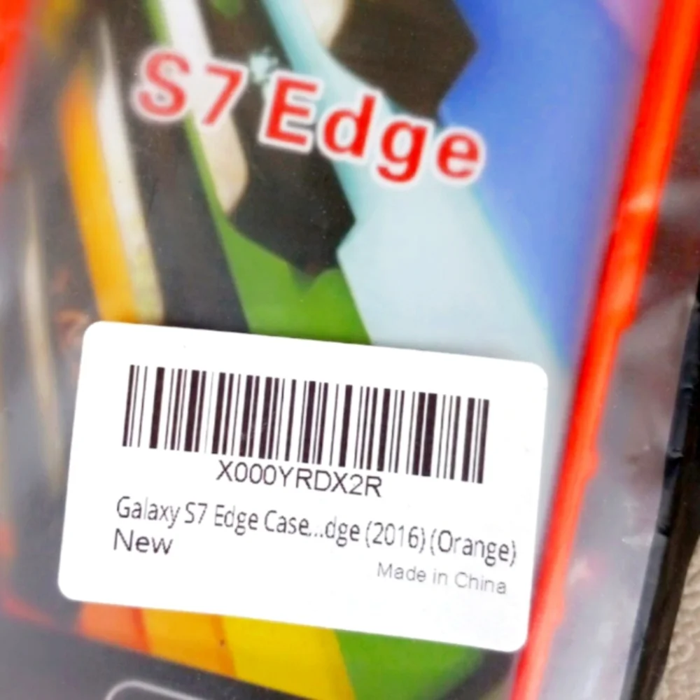 Galaxy S7 Edge Orange Phone Case